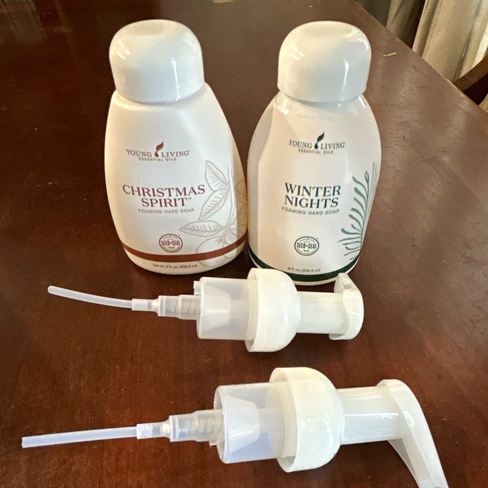 Young Living Foaming Hand Wash Christmas Spirit & Winter Nights 8oz Pumps